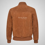 SEVENTIES 70’s Suede Bomber Jacket For Mens