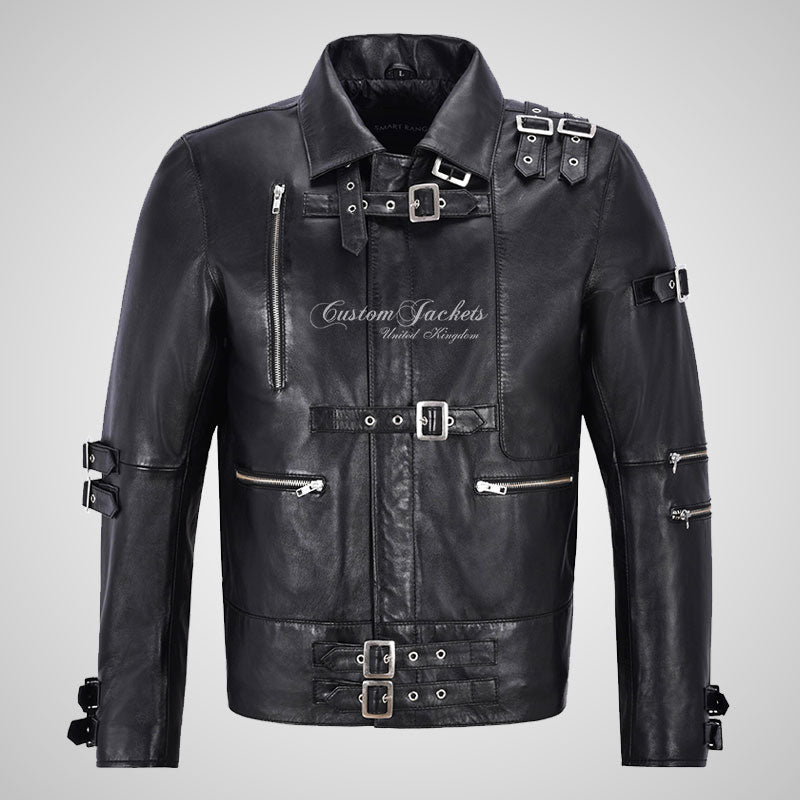 MJ BAD Jacket For Mens Popstar Celebrity Leather Jacket