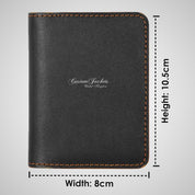 Unisex Leather Small ID Credit Card & Money Wallet