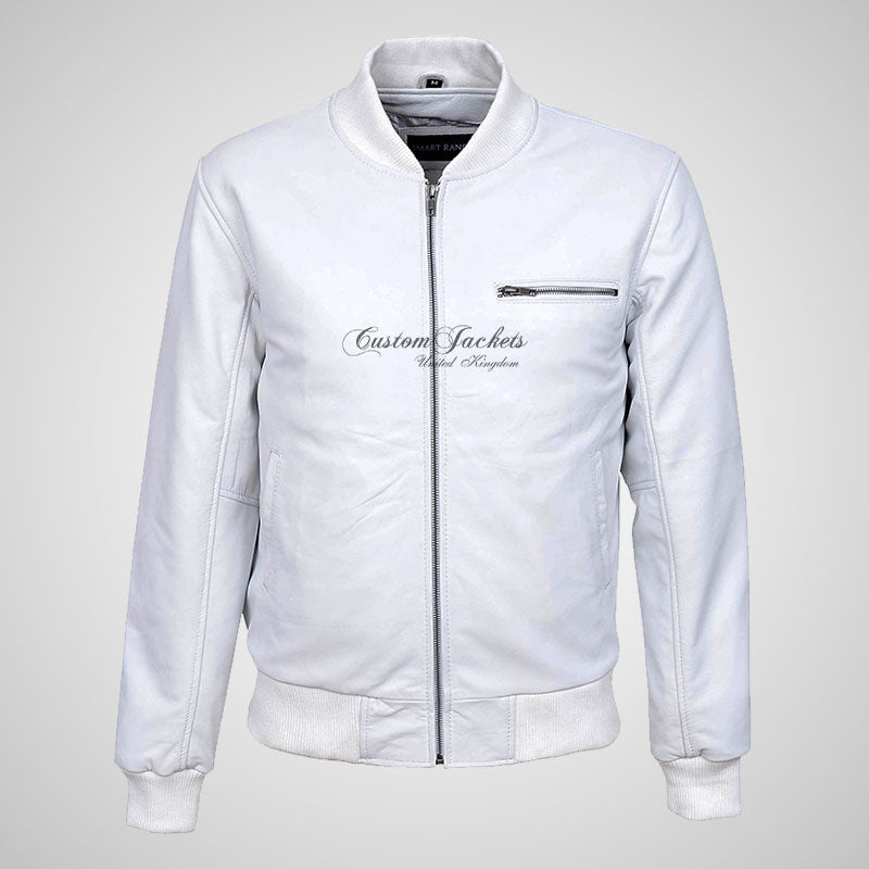 SEVENTIES 70’s Leather Bomber Jacket For Mens