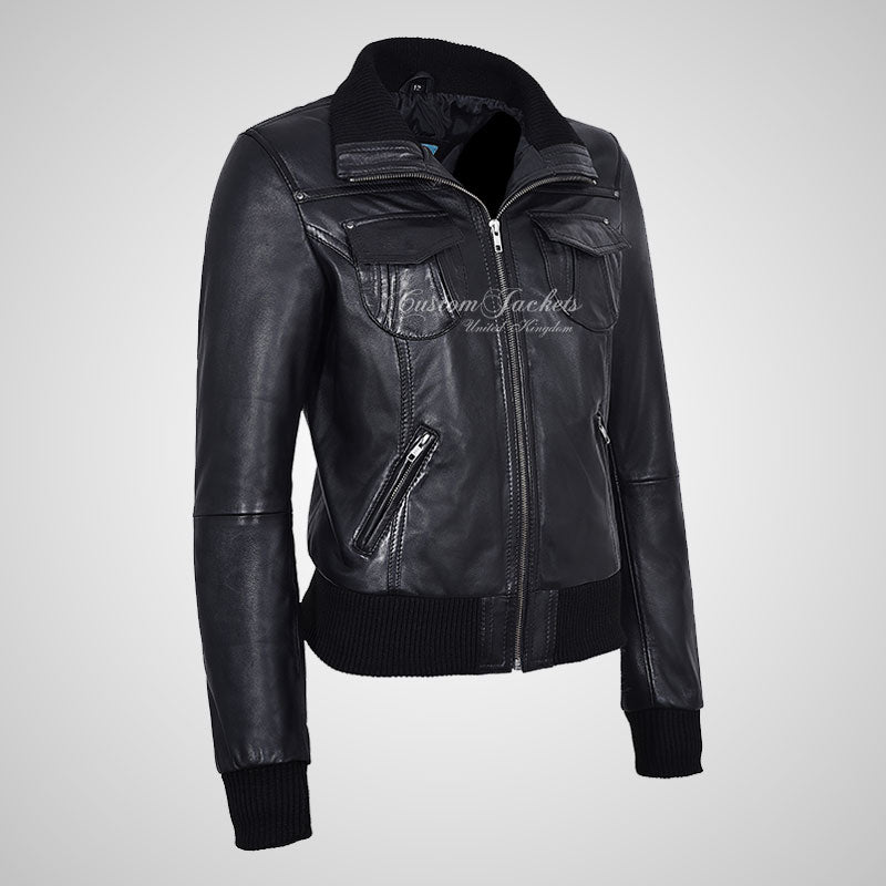 Black Leather Bomber Jacket Fitted Womens Leather Jacket Faux Leather Varsity Bomber Jacket Boohoo DK