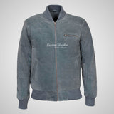 SEVENTIES 70’s Suede Bomber Jacket For Mens