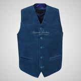 AUTOGRAPH Suede Leather Waistcoat for Mens Silky Soft Suede Vest