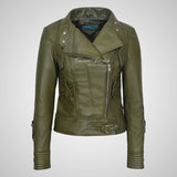 STYLESTAR Ladies Leather Biker Fashion Jacket Soft Lamb Napa Leather