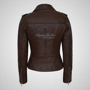 BLAZE Leather Biker Leather Jacket For Women Soft Lambskin Leather