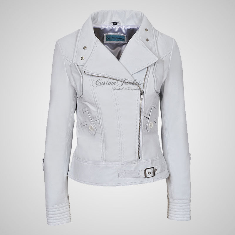 STYLESTAR Ladies Leather Biker Fashion Jacket Soft Lamb Napa Leather