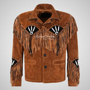 HERITAGE Suede Fringe Jacket American Cowboy Jacket