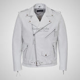 MARLON BRANDO Mens Biker Leather Jacket Moto Leather Jacket