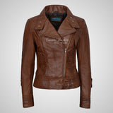 STYLESTAR Ladies Leather Biker Fashion Jacket Soft Lamb Napa Leather