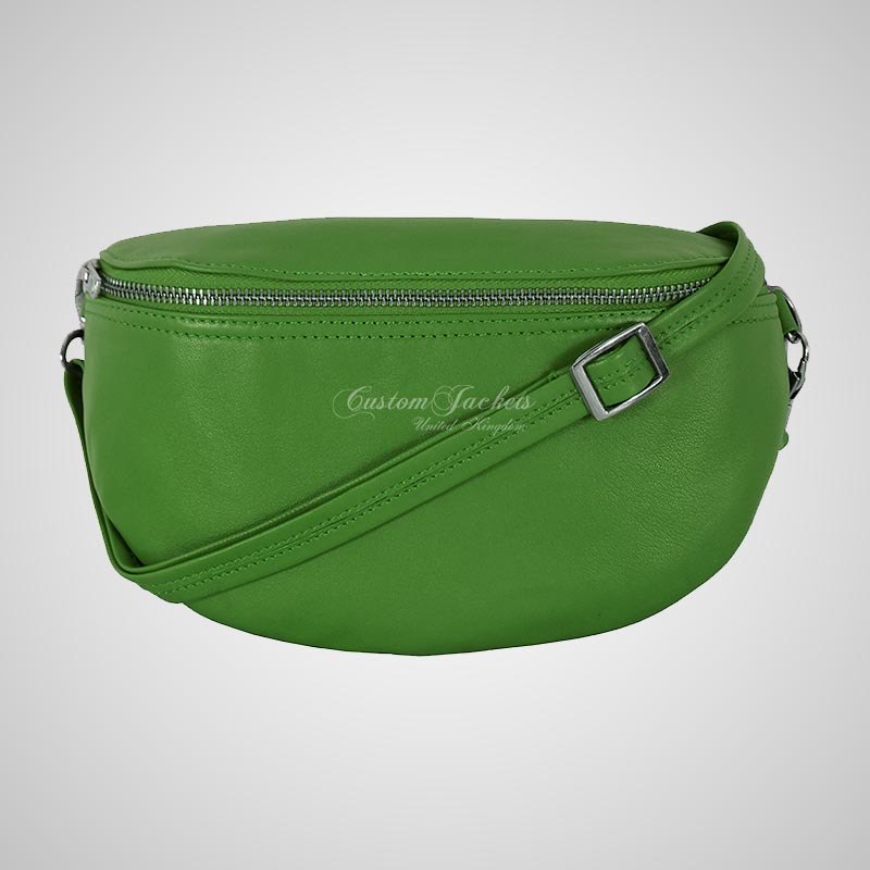 Ladies Crossbody Leather Bum Bag Fanny Pack