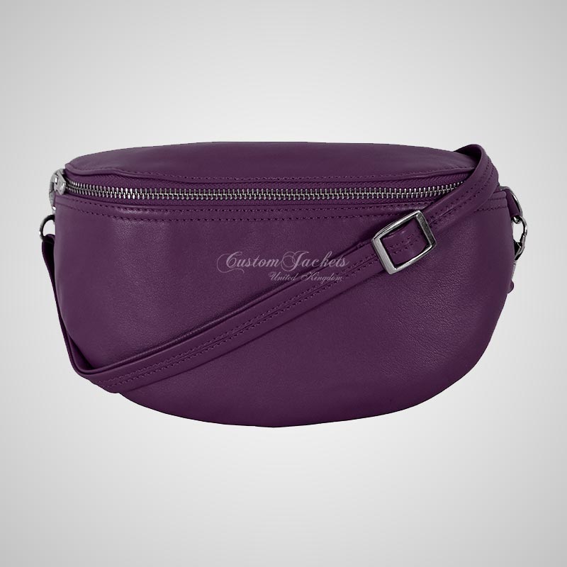 Ladies Crossbody Leather Bum Bag Fanny Pack
