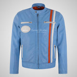 SMART RANGE Men's Biker Leather Jacket Fashion Jacket