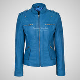 BETHANY Women Real Leather Fashion Jacket