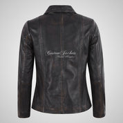 AMABEL Women's Leather Jacket Leather Blouson Jacket