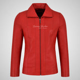 AMABEL Ladies Leather Jacket Soft Leather Blouson Jacket