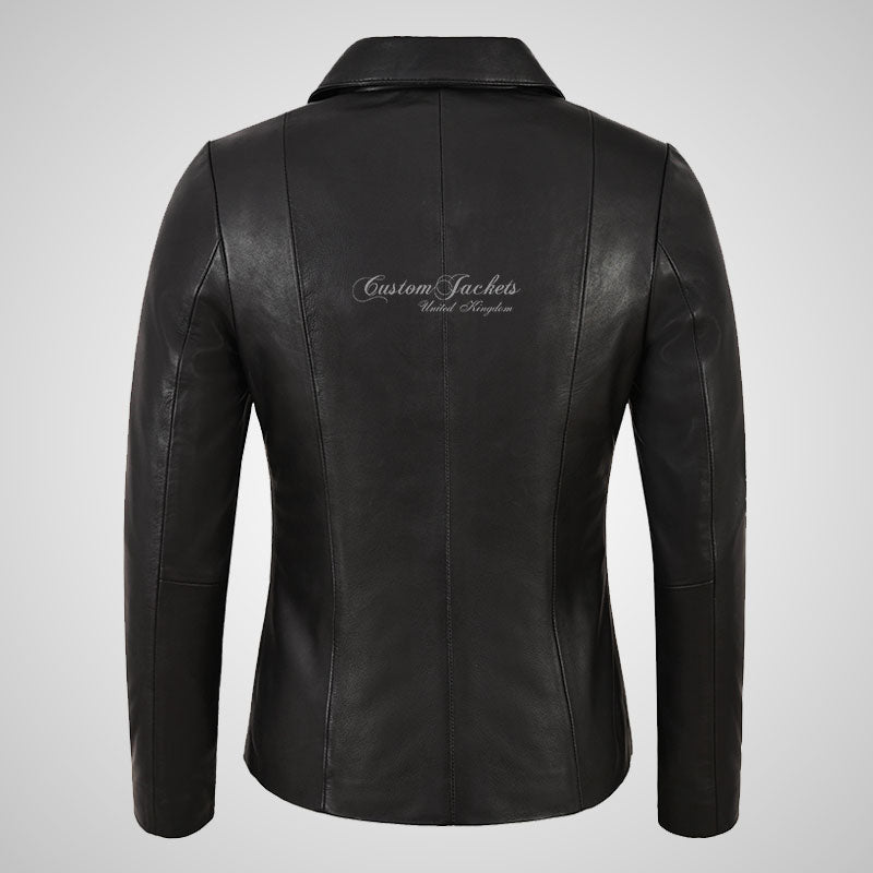 AMABEL Ladies Leather Jacket Soft Leather Blouson Jacket