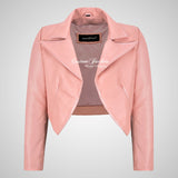 LUISA Ladies Leather Bolero Jacket Short Fitted Jacket