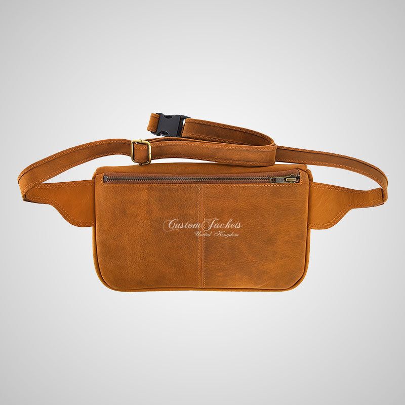 Fanny Pack Real Leather Waist Hip Bum Bag