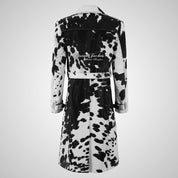 ZOIE Women’s Hair-On-Cowhide Leather Trench Coat