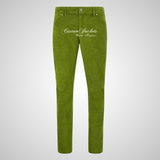 Classic Fitted Women's Suede Pants Leather Pants