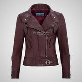 STYLESTAR Ladies Leather Biker Fashion Jacket Soft Lamb Napa Leather