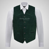 AUTOGRAPH Suede Leather Waistcoat for Mens Silky Soft Suede Vest