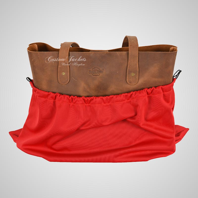 Women's Leather Tote Bag Shoulder Bag Leather Bucket Purse