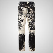 501 Hair on Cowhide Leather Pants For Men
