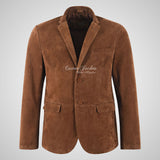 ROMA Men’s Goat Suede Leather Blazer