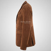 ROMA Men’s Goat Suede Leather Blazer