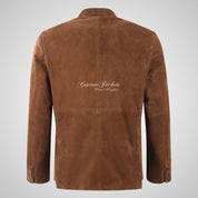 ROMA Men’s Goat Suede Leather Blazer