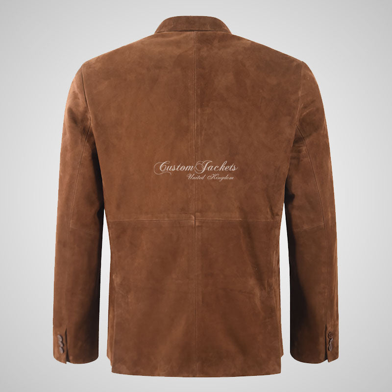 ROMA Men’s Goat Suede Leather Blazer