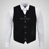 AUTOGRAPH Suede Leather Waistcoat for Mens Silky Soft Suede Vest