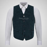 AUTOGRAPH Suede Leather Waistcoat for Mens Silky Soft Suede Vest