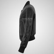 ITZEL Women’s Leather Varsity Bomber Jacket