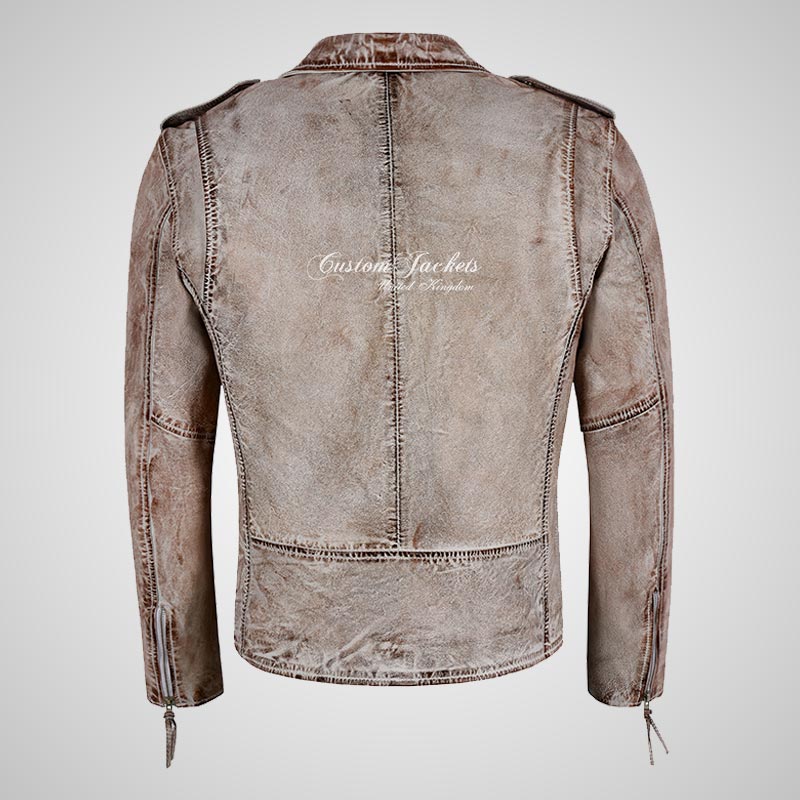 MARLON BRANDO Style Mens Biker Leather Jacket Casual Fashion Jacket