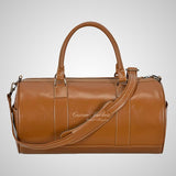 Leather Weekend Bag Tan Duffel Travel Bag Leather Holdall