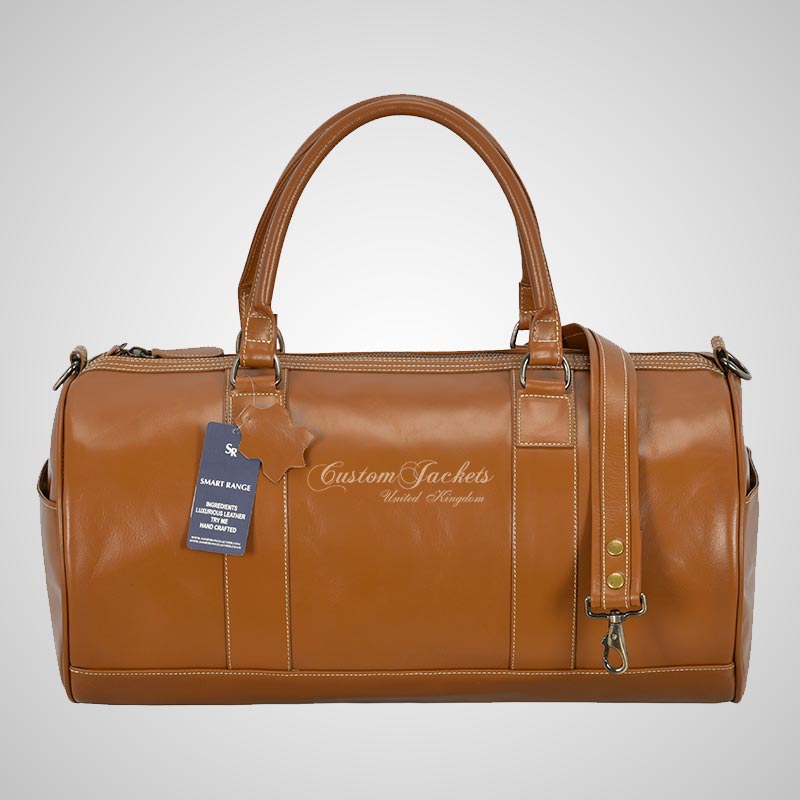 Leather Weekend Bag Tan Duffel Travel Bag Leather Holdall