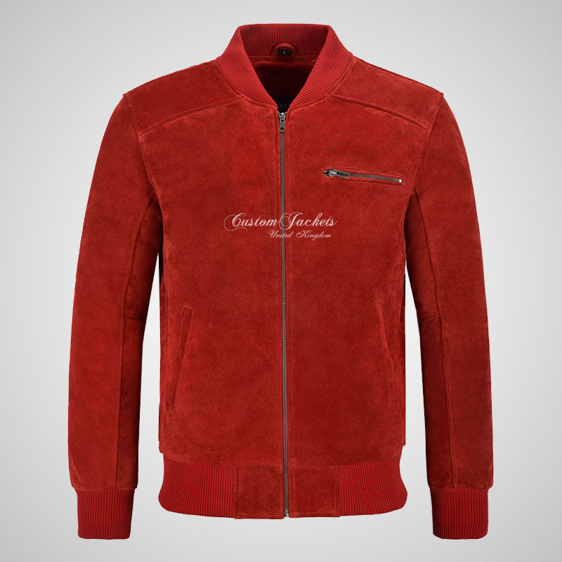 SEVENTIES 70’s Suede Bomber Jacket For Mens