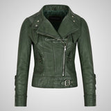 STYLESTAR Ladies Leather Biker Fashion Jacket Soft Lamb Napa Leather