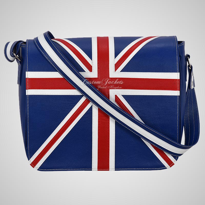 UNION JACKET Satchel Bag Leather Laptop Messenger Bag