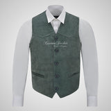 AUTOGRAPH Suede Leather Waistcoat for Mens Silky Soft Suede Vest