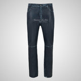 Mens 501 Leather Jeans Leather Pants Soft Leather