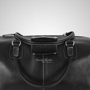 Mens Leather Travel Bag Leather Weekend Holdall Bag