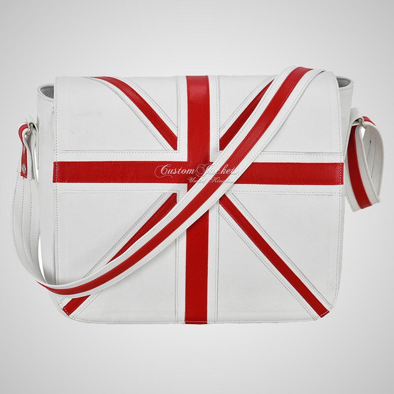 UNION JACKET Satchel Bag Leather Laptop Messenger Bag