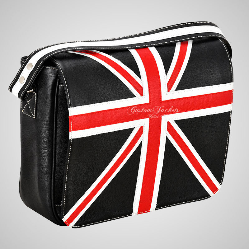 UNION JACKET Satchel Bag Leather Laptop Messenger Bag