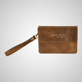 Leather Travel Belt Cum Wrist Bag Unisex Bag for Hands-Free Convenience